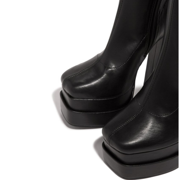 𝙇𝙖𝙨𝙩 8.5, 9 & 10🖤🎥HIGH STANDARDS OVER THE KNEE BOOT - BLACK - Picture 11 of 15